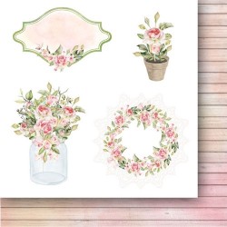 ROSE WINE - Flowers - 6 x 6