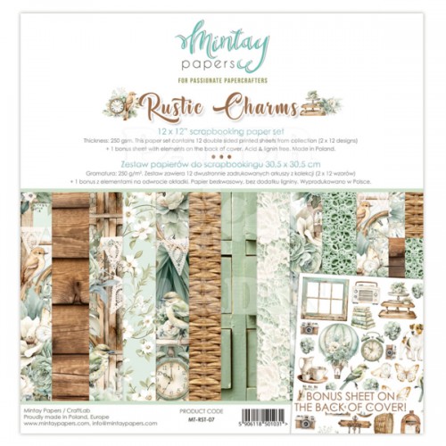 RUSTIC CHARMS - 12 x 12