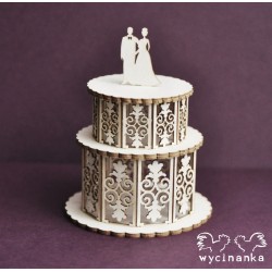 JUST MARRIED  - Svatební dort 3D