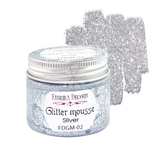 GLITTER MOUSSE - Silver
