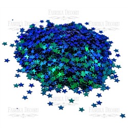 Hvězdičky MINI - Královská modrá s AB efektem
