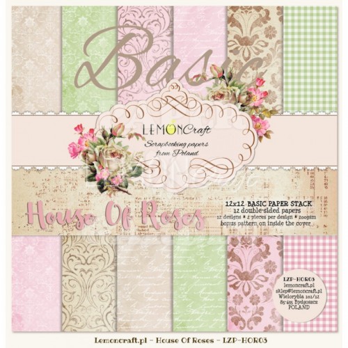 House of Roses - BASIC - 12 x 12 - new design