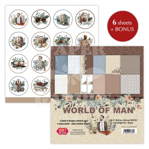 WORLD OF MAN - 12 x 12